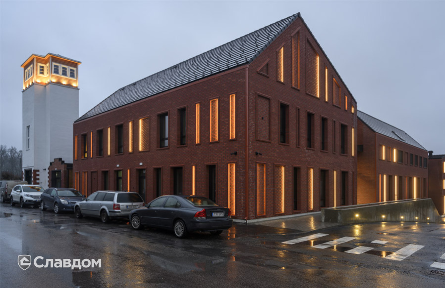 Оздоровительный центр с облицовкой кирпичом Terca Stockholm