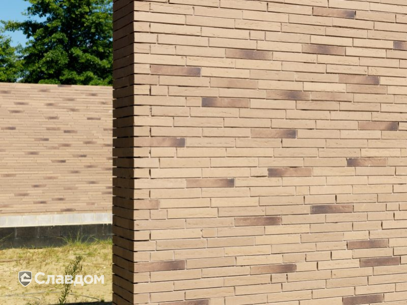 Частный дом в Тессендерло с облицовкой кирпичом Terca Linnaeus Salix