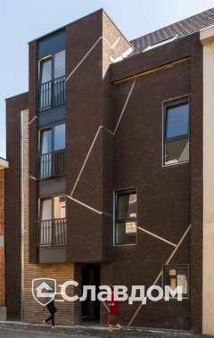 Жилой дом в Виллебруке с облицовкой кирпичом Terca Marono Bruin Extra E1