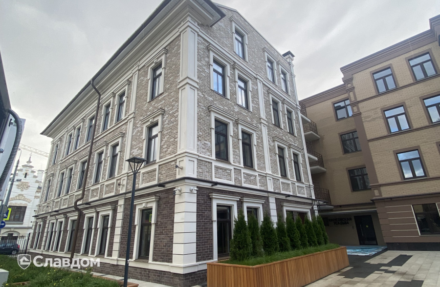 ЖК Юнусовская Усадьба в Казани с применением керамических кирпичей ENGELS HANDFORM Mystique + Imperial