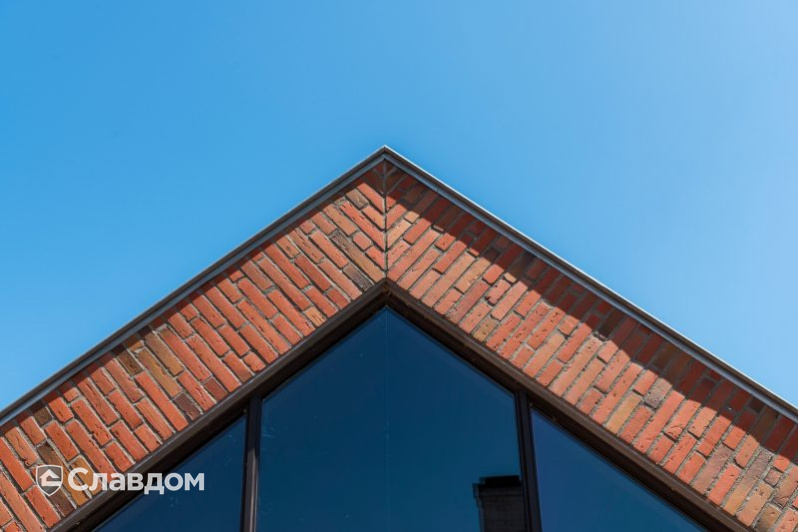 Частный дом с облицовкой кирпичом Terca Linneaus Robinia