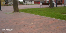 Пешеходная зона с применением брусчатки Penter Baltic Klinker Pavers Nuance
