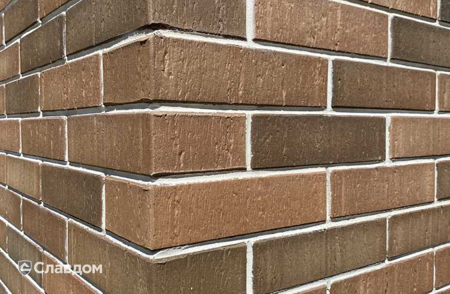 Дом с облицовкой из кирпича Славянский КЗ Верона-Кроста