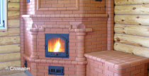 Печь с применением полнотелого кирпича Lode JANKA