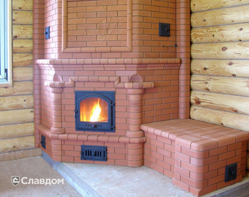 Печь с применением полнотелого кирпича Lode JANKA