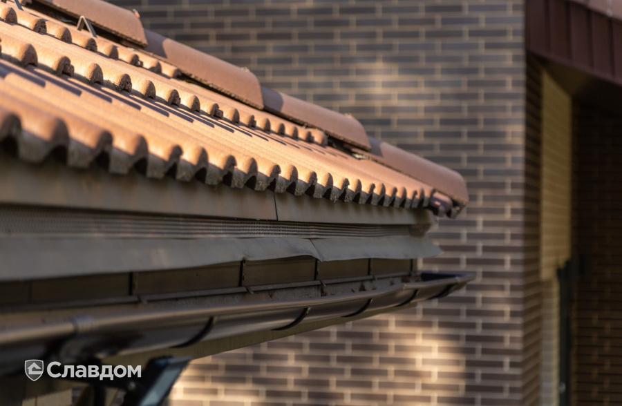 Частный дом в Ленинградской области с облицовкой кирпичом Terca 