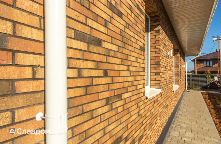 Частный дом с облицовкой кирпичом ModFormat Халден