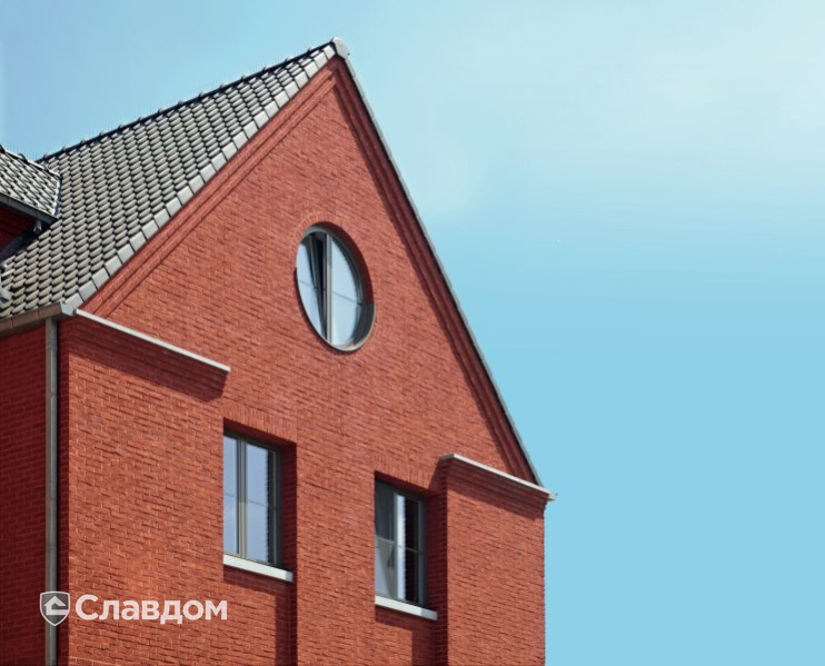 Частный дом в Восточной Фландрии с облицовкой кирпичом Terca Spaans Rood