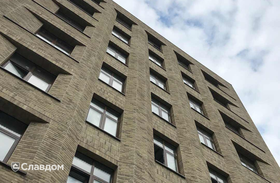 Многоэтажный дом с применением керамического кирпича ENGELS VORMBAK Oasen