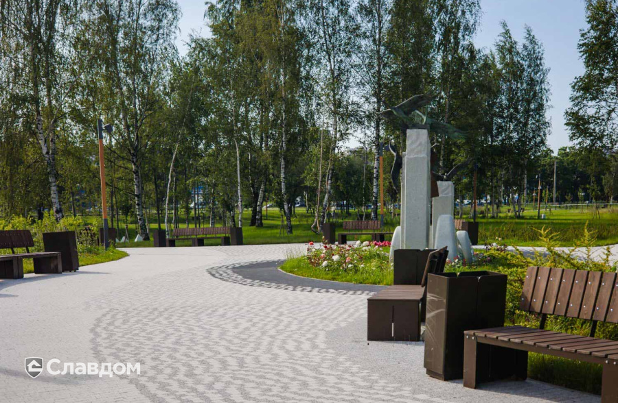 Благоустройство сквера Расула Гамзатова 