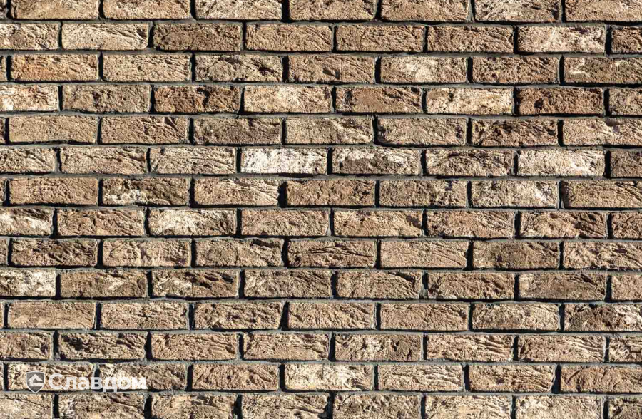 Частный дом с облицовкой из кирпича Тандем Данилово