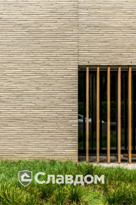 Частный дом в Бонхейдене с облицовкой кирпичом Terca Polaris Wasserstrich Spezial Grijs