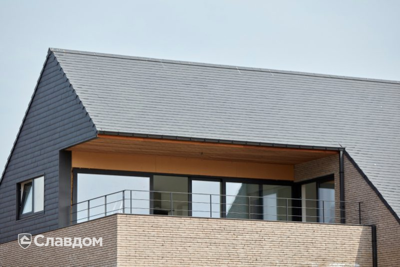 Жилой дом с облицовкой кирпичом Terca Iluzo Grijs