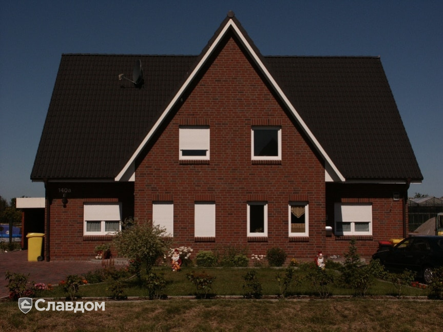 Жилой дом с облицовкой кирпичом Terca B6