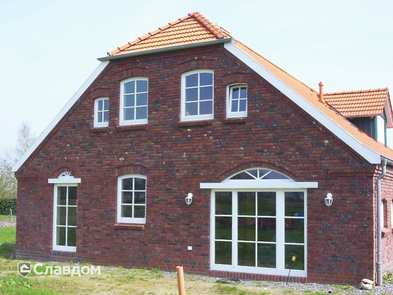 Частный дом с облицовкой кирпичом Terca Hektiek