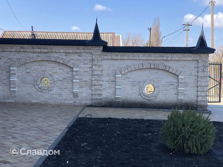 ТЦ в Краснодарском крае с облицовкой кирпичом Богандинский КЗ Лозьер