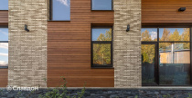 Частный дом с облицовкой кирпичом ModFormat Киркинес