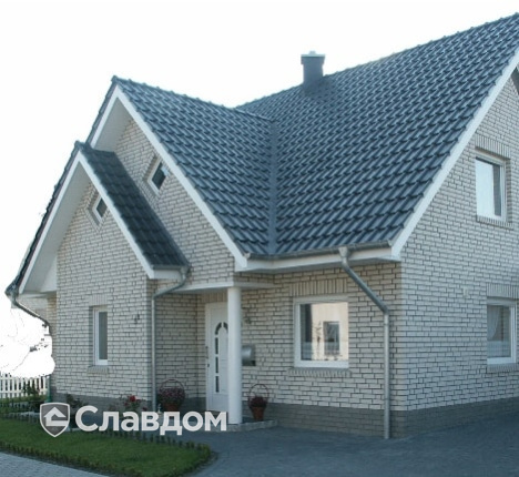 Частный дом с облицовкой кирпичом Terca F4