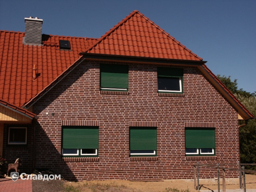 Таунхаус с облицовкой кирпичом Terca BK1