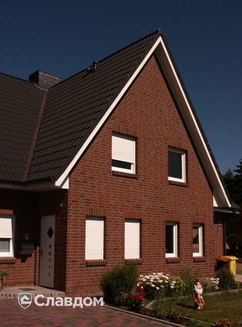 Жилой дом с облицовкой кирпичом Terca B6