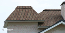 Жилой загородный дом с применением мягкой кровли TEGOLA Нордик Терракота