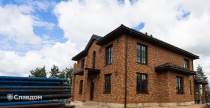 Частный дом с облицовкой кирпичом Донские зори Болдино