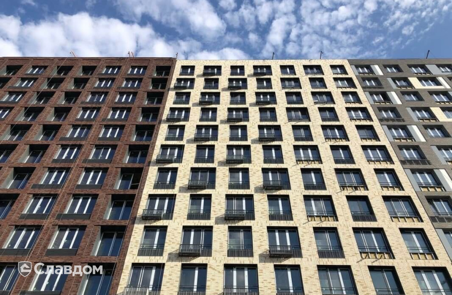 ЖК "Западный порт" с облицовкой фасадной плиткой Stroeher