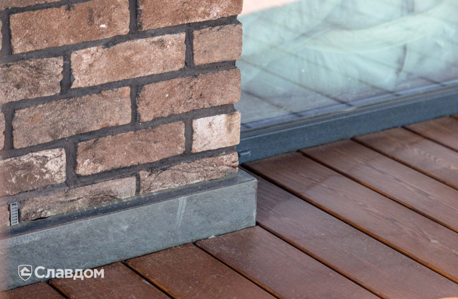 Частный дом с облицовкой из кирпича Тандем Данилово