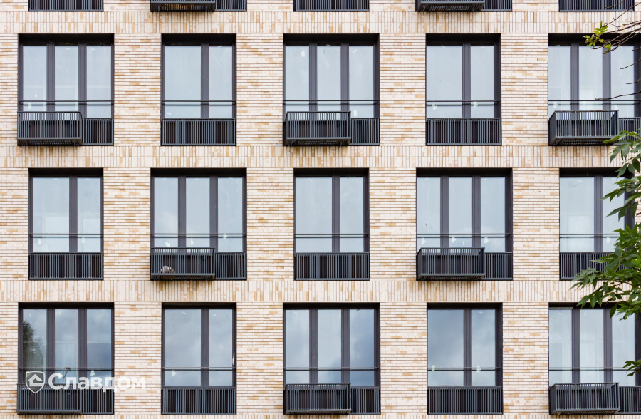 ЖК "Западный порт" с облицовкой фасадной плиткой Stroeher