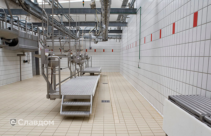 Завод с напольной промышленной плиткой Stroeher Stalotec 120 beige