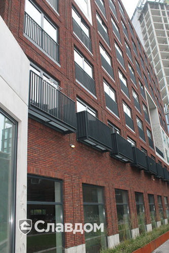 Многоквартирный дом с применением кирпича Terca Basstad