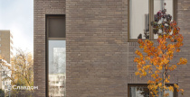 Жилой дом с облицовкой кирпичом MUHR WS34 Grau Nuanciert