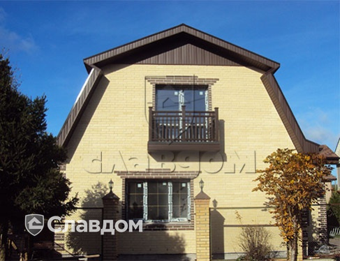 Частный дом из кирпича Lode и Terca