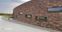 Мемориальный комплекс в Алкмаре с применением кирпича ENGELS TIGHEL BRIK Oxydo