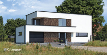Загородный дом с облицовкой фасадной клинкерной плиткой King Klinker Dream House 13 Golden autumn