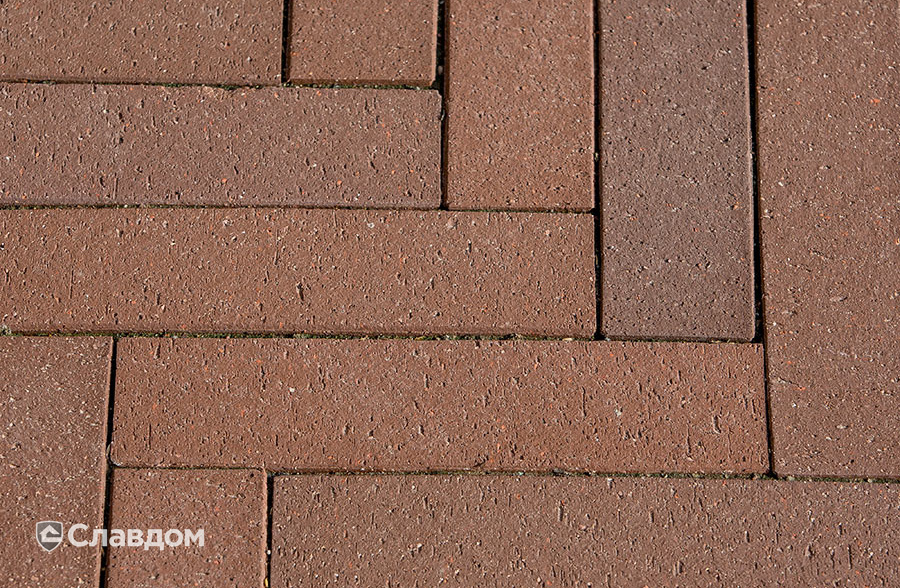 Территория частного дома с применением брусчатки Penter Baltic Klinker Pavers Nuance STT65