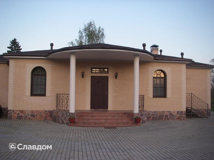 Частный дом с применением кирпича Terca и Lode