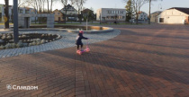 Сквер с применением брусчатки Penter Baltic Klinker Pavers Nuance