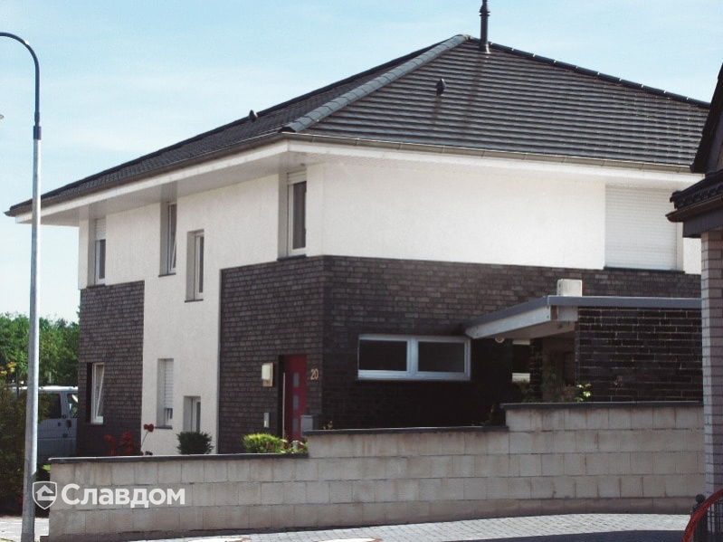 Жилой дом с облицовкой кирпичом Terca Westminster