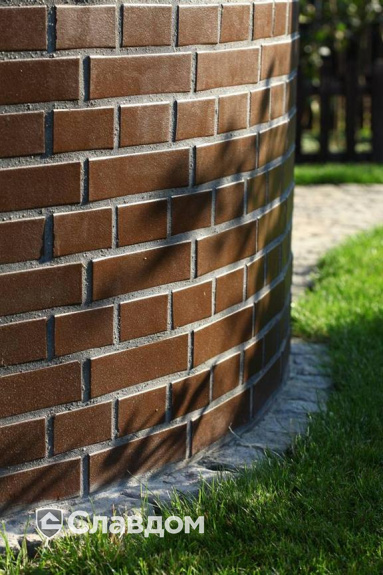 Частный дом с облицовкой кирпичом Terca Polonia Silesja