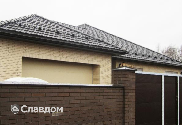 Частный коттедж, облицованный клинкерным кирпичом ЛСР Венеция