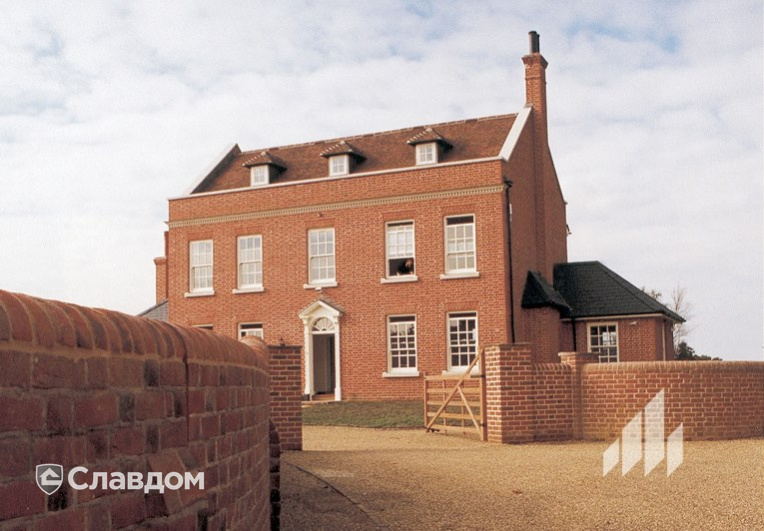 Двухэтажный коттедж с облицовкой кирпичом Terca Olde Chelford