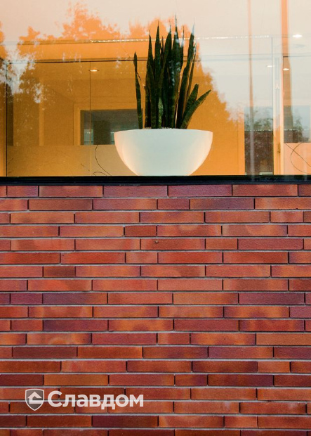 Юридическая консультация De Hooge Waerder с облицовкой кирпичом MUHR 04 Rotbraun bunt