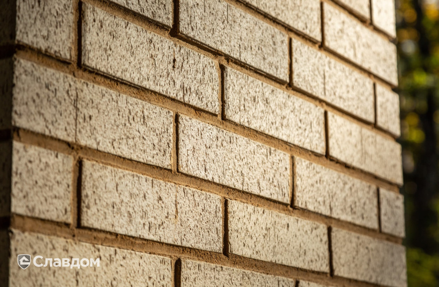 Частный дом в Ленинградской области с облицовкой кирпичом Terca 