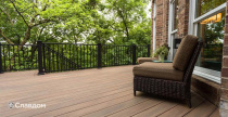 Терасса с мощением доски из ДПК CM Decking