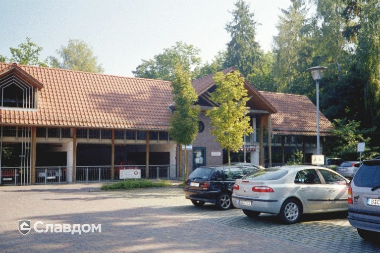 Парковка с облицовкой кирпичом Terca Calau