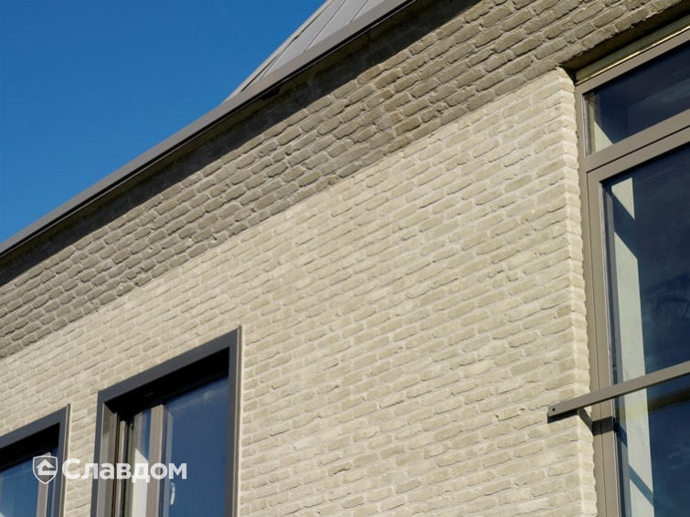 Коттедж с облицовкой кирпичом Terca Kiezelgrijs