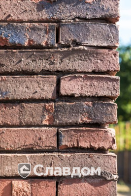 Частный дом в Эдегеме с облицовкой кирпичом Terca Wasserstrich Special E1