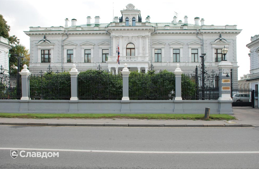 Резеденция Великобритании в Москве с применением фасадных продуктов STO
