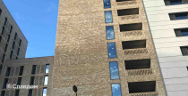 Общежитие на Kings Cross в Лондоне с облицовкой кирпичом ENGELS Mystique
